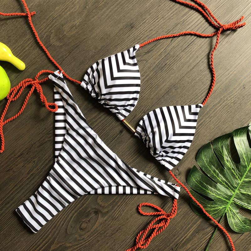 Seductive Swimwear | Plaid Print Swimwear | Bikini Swimwear