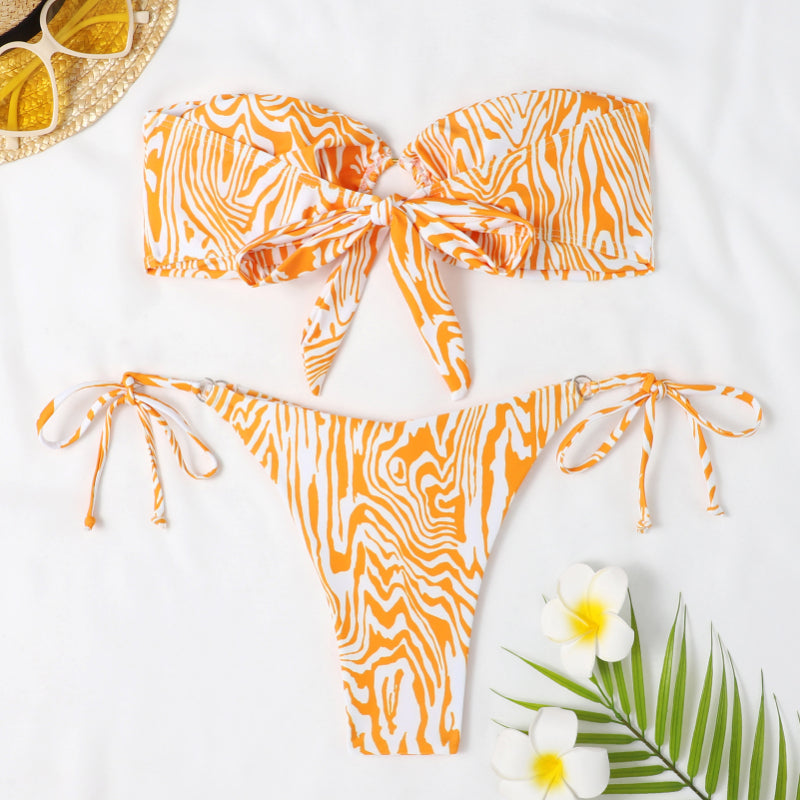 Zebra print Swimwear | Two-piece Swimwear | Bikini Swimwear