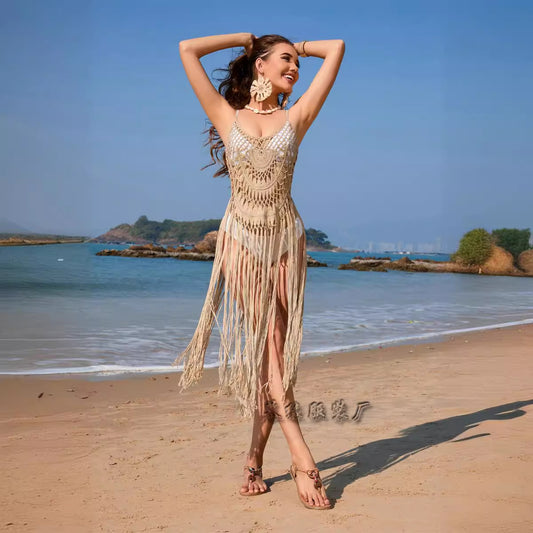 Sultry Knit Beach Cover-up Dress