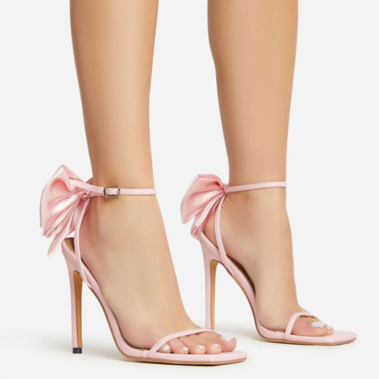 Fashion Sandals | Butterfly Bow Sandals | Stiletto Sandals