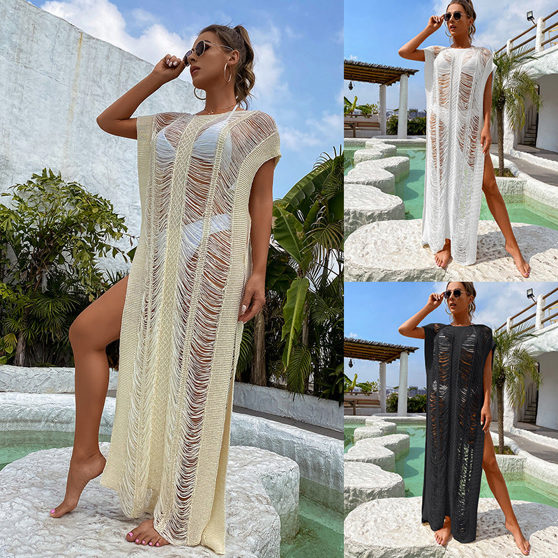 Sexy Dress|Hollow Out Dress|Bikini Cover-up Dress