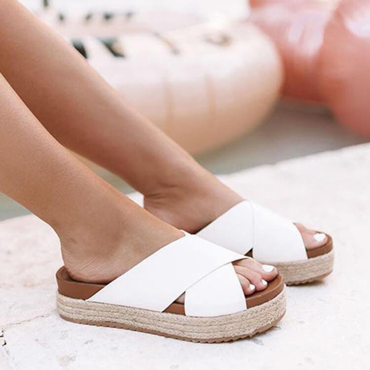 Slides Espadrille Flat Sandals Slip-On Sandals