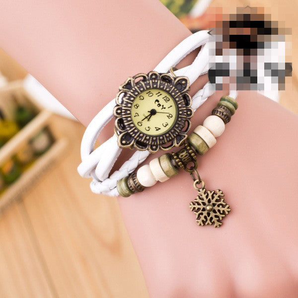 Fashion Snowflake Multilayer Watch