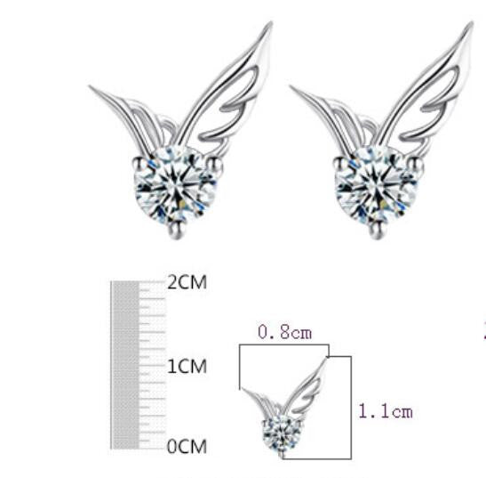 Fashion Korea Style Angel's Wing Earrings