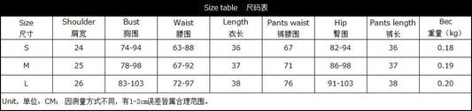 Loose T-shirts Patchwork Skinny Pants Set