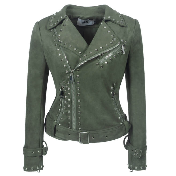 Rivet Studded Moto Jacket