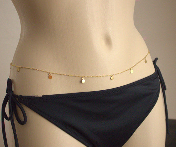 Hot Sequins Waist BodyChain