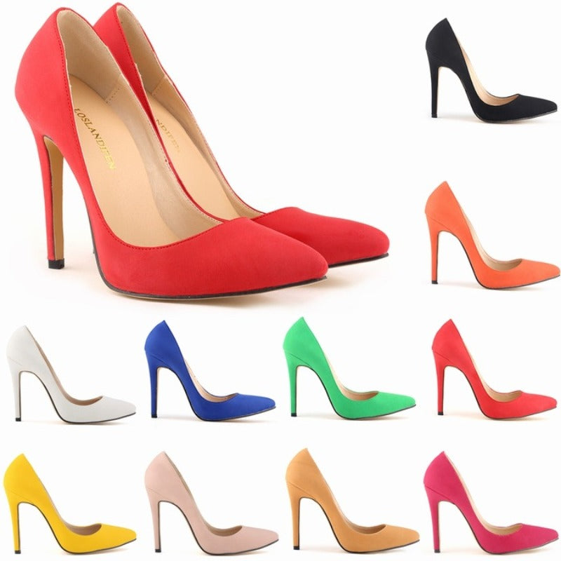 Seasonal Trendy and Sexy Low-Cut Pointed Wedding Shoes