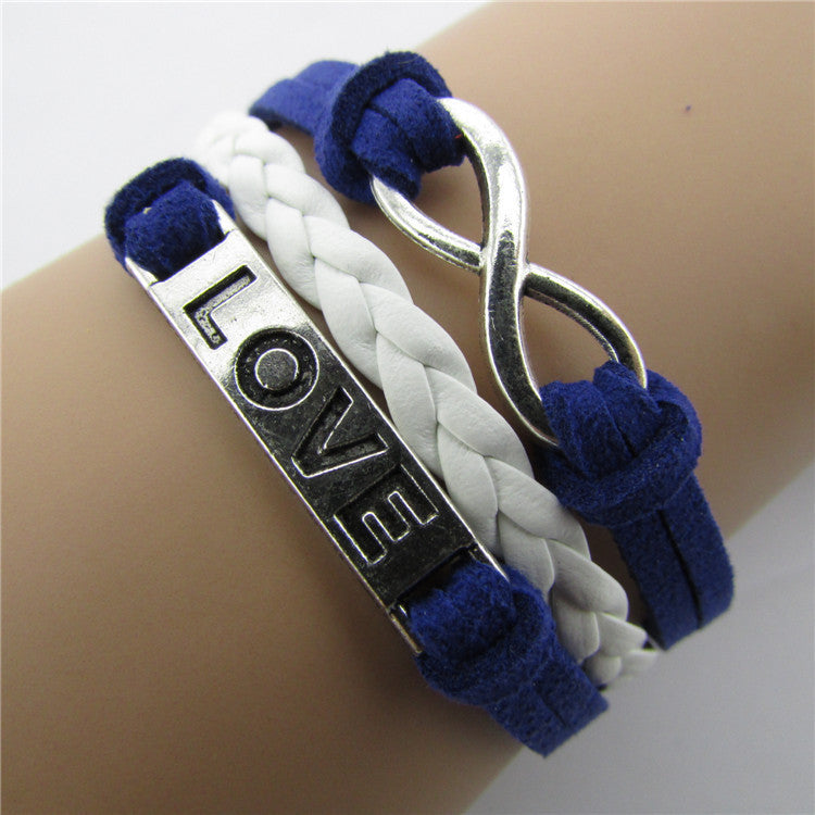 Joker LOVE Number Eight Multi-layer Bracelet