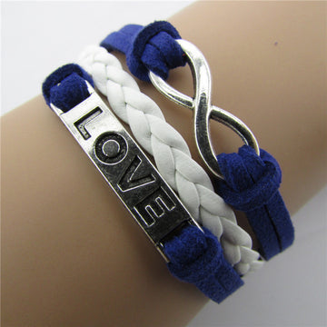 Joker LOVE Number Eight Multi-layer Bracelet