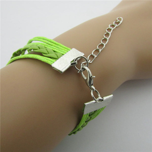 Best Friend Eight Handmade Leather Christmas Bracelet