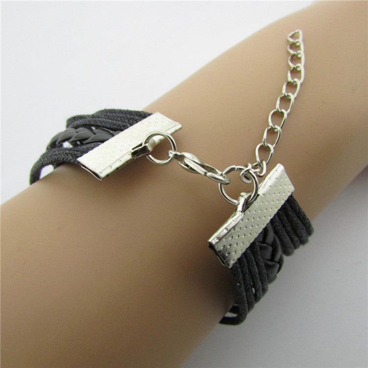 Anchor Dove Eight Wax String Fashion Bracelets