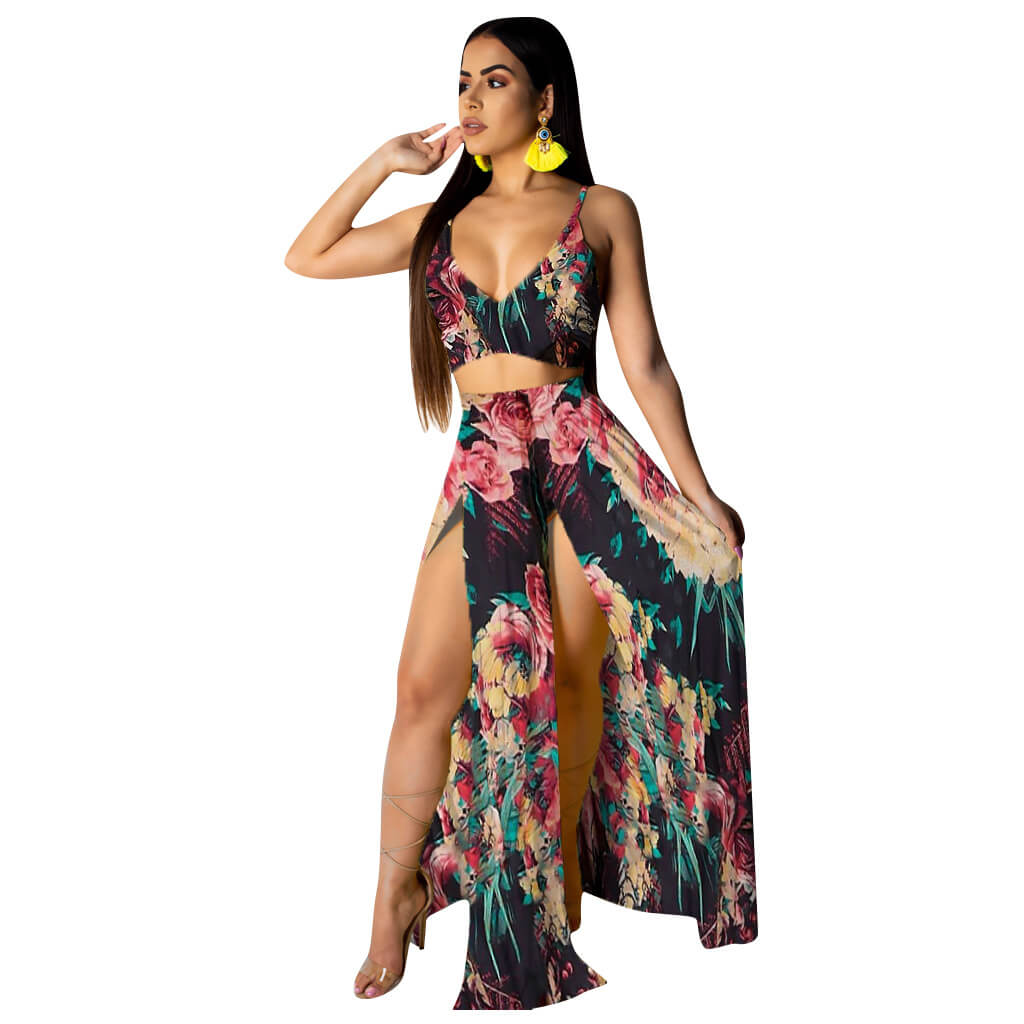 Bright Blouse Bell Bottom Set