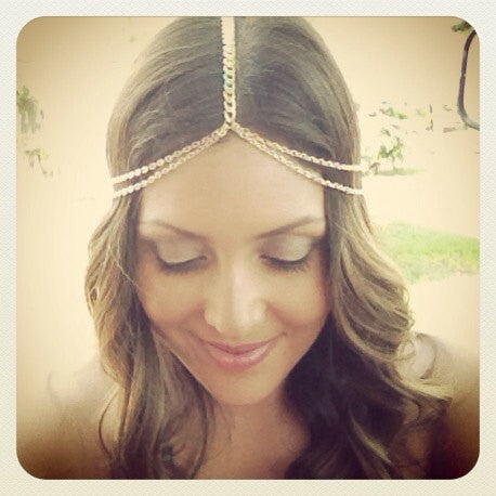 Metal Chain Tassel Hair Accessories