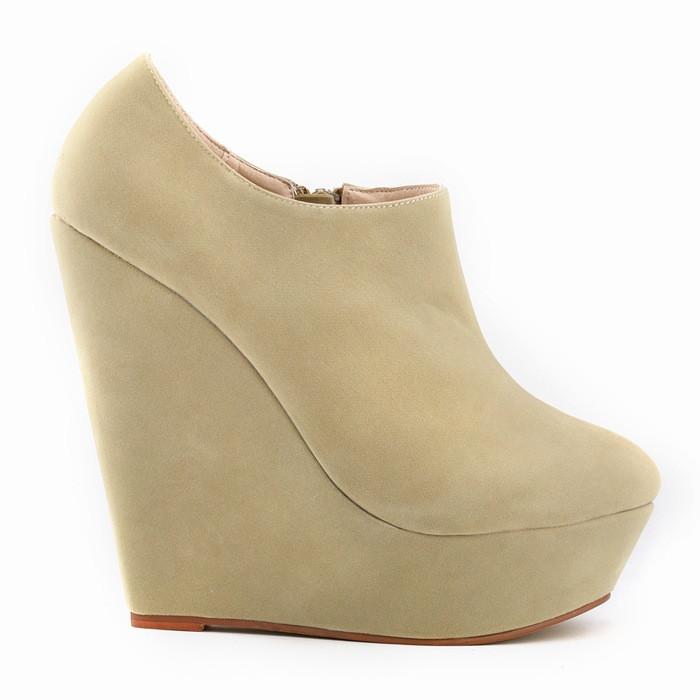 Cool Suede Pure Color Club Ankle Boots
