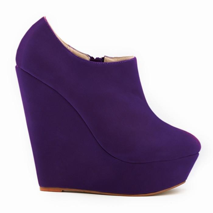 Cool Suede Pure Color Club Ankle Boots