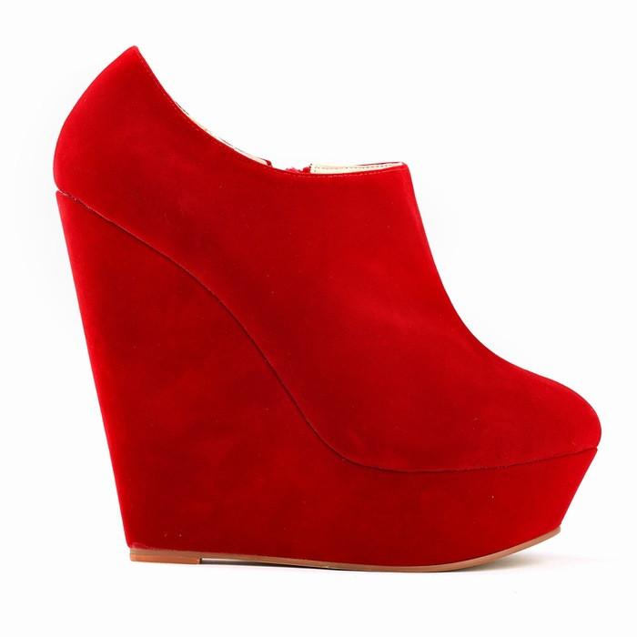 Cool Suede Pure Color Club Ankle Boots