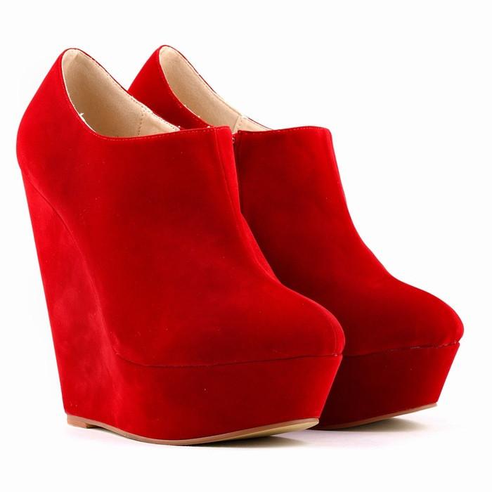 Cool Suede Pure Color Club Ankle Boots