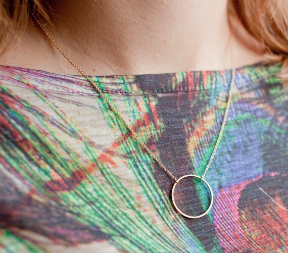 Hot Style Personality Fashion Circle Necklace