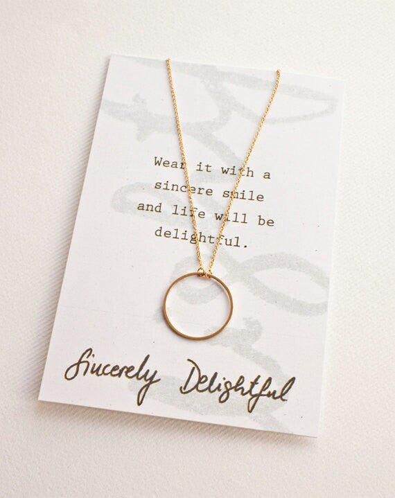 Hot Style Personality Fashion Circle Necklace