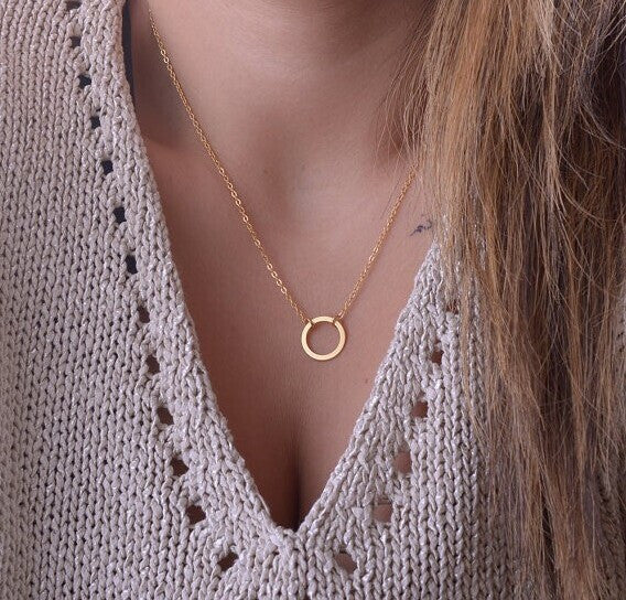 Hot Style Personality Fashion Circle Necklace