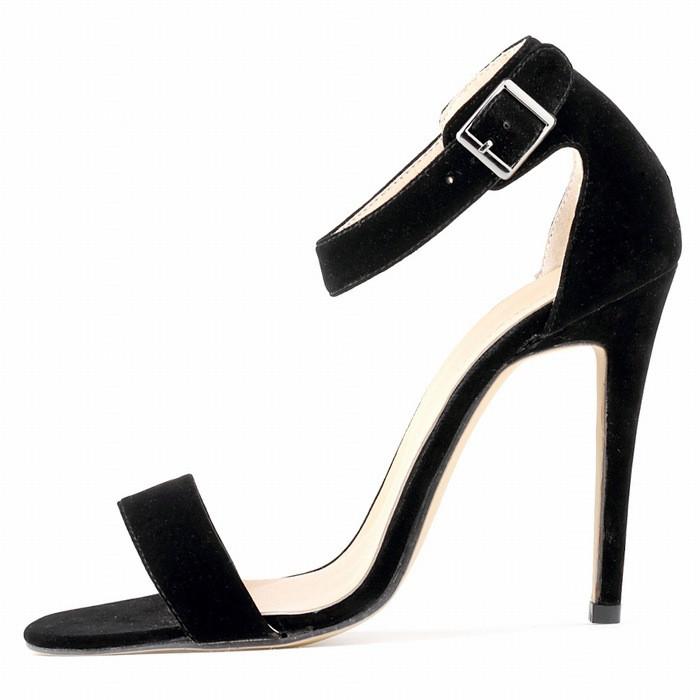 Sexy Suede High Heel Peep-Toe Sandals