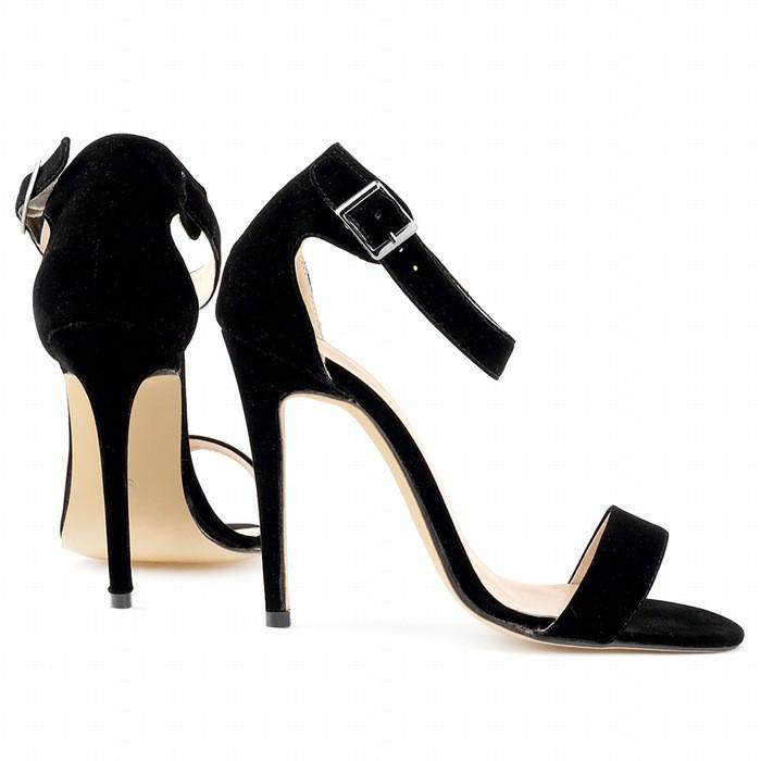 Sexy Suede High Heel Peep-Toe Sandals