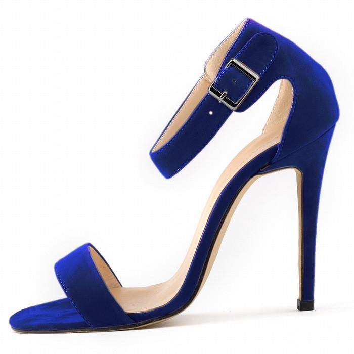 Sexy Suede High Heel Peep-Toe Sandals