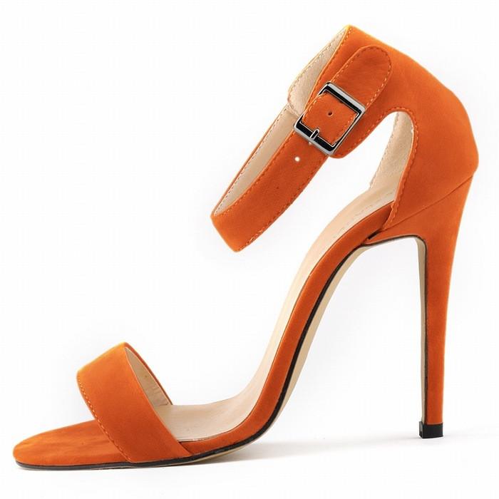 Sexy Suede High Heel Peep-Toe Sandals