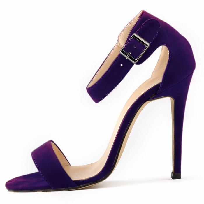 Sexy Suede High Heel Peep-Toe Sandals