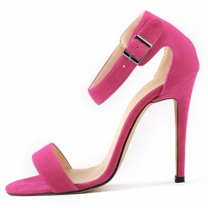 Sexy Suede High Heel Peep-Toe Sandals