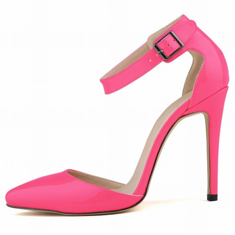 Beauty Pointed High Heel Patent Leather Shoes