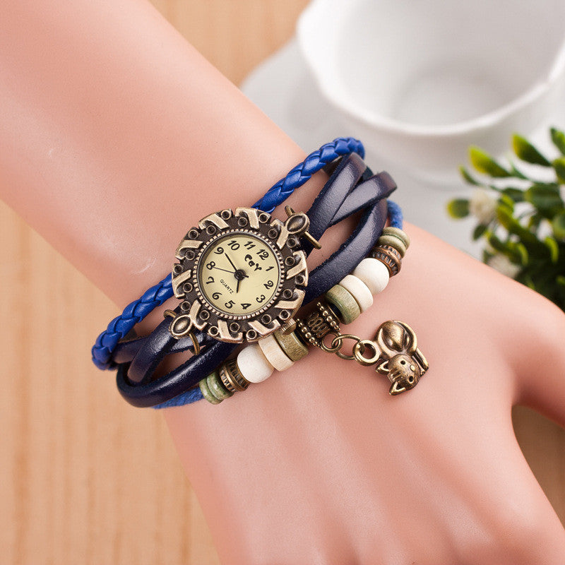 Cute Cat Multilayer Bracelet Watch