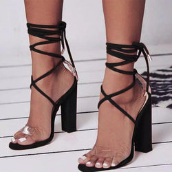 New Ultra High Heel Strap Open Toe Sandals