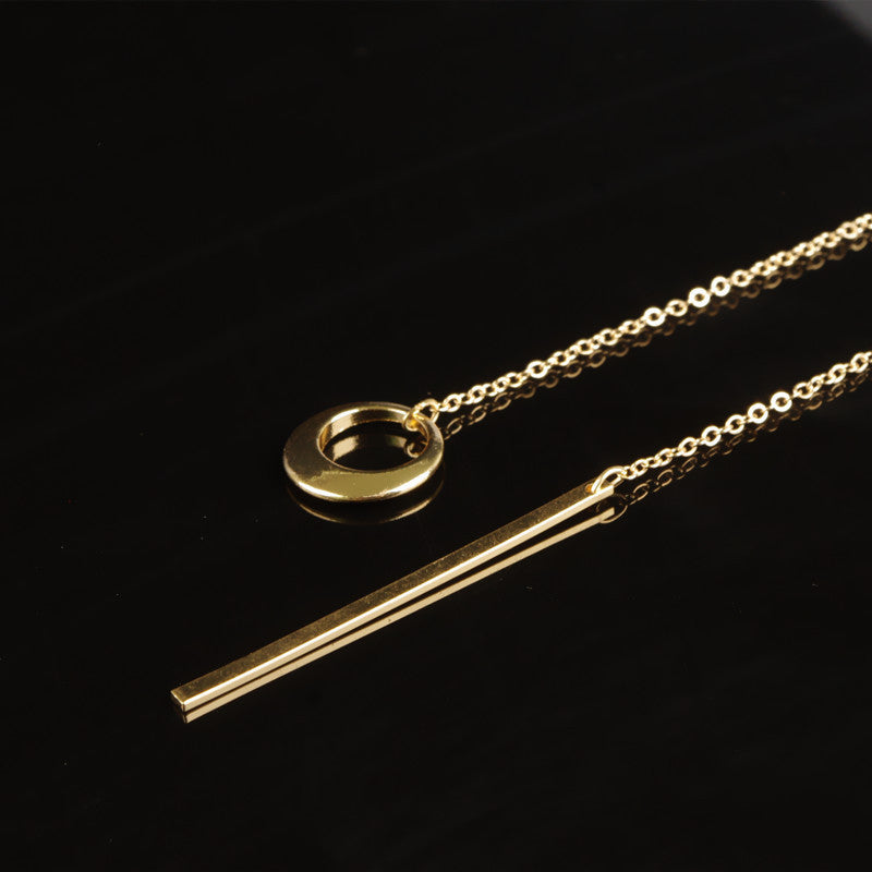Street Snap Loop Fringe Necklace