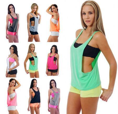 Pure Color Scoop Spaghetti Strap Sexy Vest - Bags in Cart - 2
