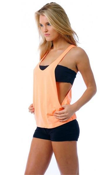 Pure Color Scoop Spaghetti Strap Sexy Vest - Bags in Cart - 6