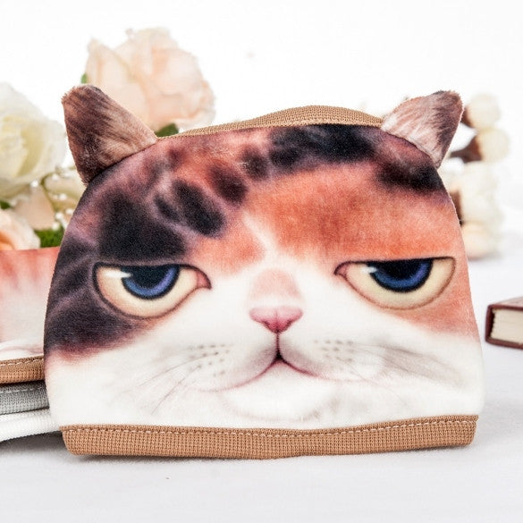 Korean Style New Fashion Casual Leisure Sport Bicycle Outdoor 3D Pet Cat Cartoon Pattern Anti-Dust Face Mask