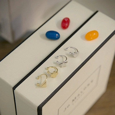 Fashion Cute Star Heart Ear Bones Clip