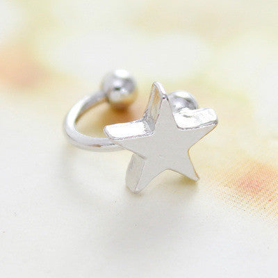 Fashion Cute Star Heart Ear Bones Clip