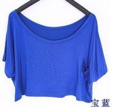 Scoop Casual Short Sleeve Pocket Short Midriff-baring T-shirt - Meet Yours Fashion - 6