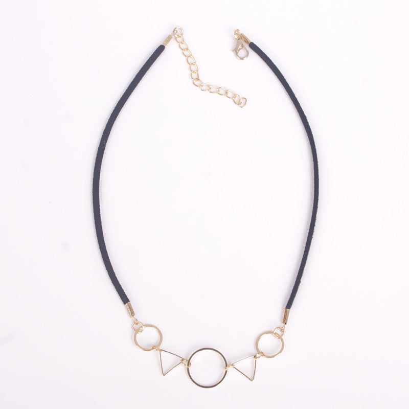 Geometric Figure Ladies' Short Necklace