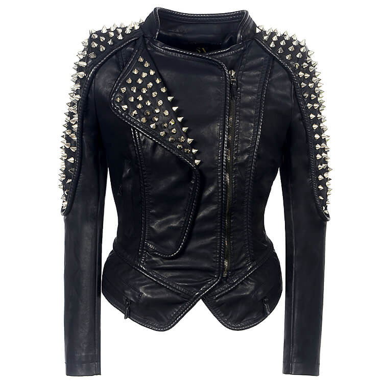 Rivet Studded Black Punk Jacket