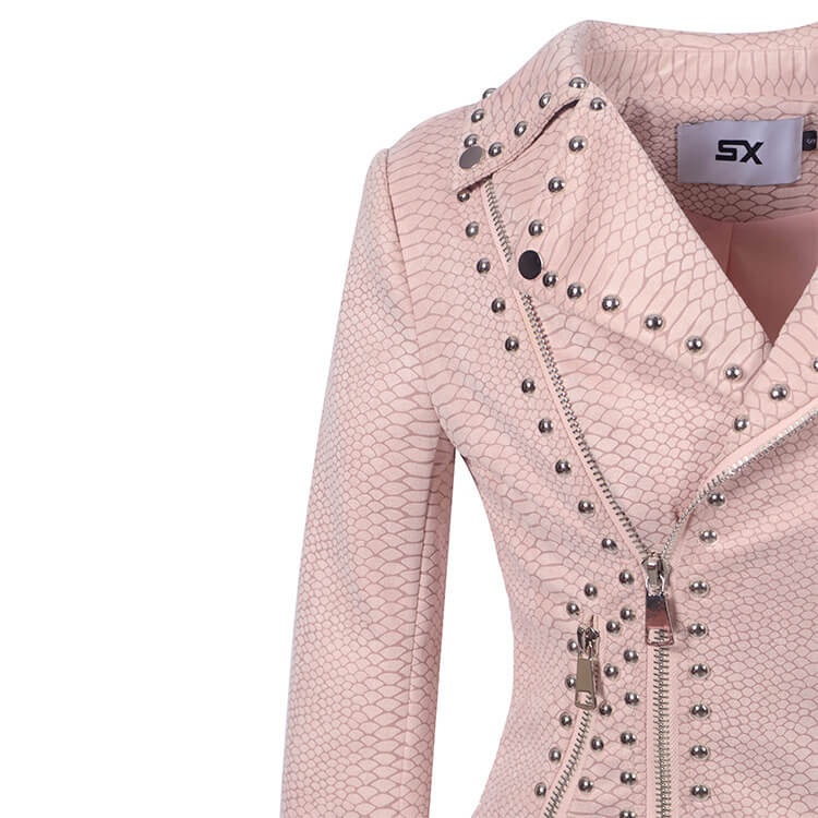 Rivet Studded Moto Jacket