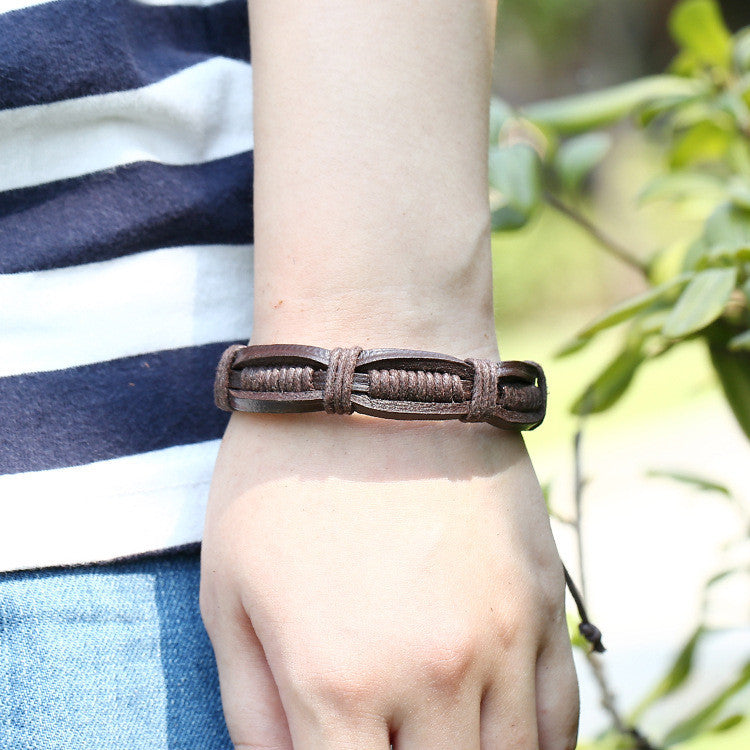 Hot Sale Leather Woven Bracelet