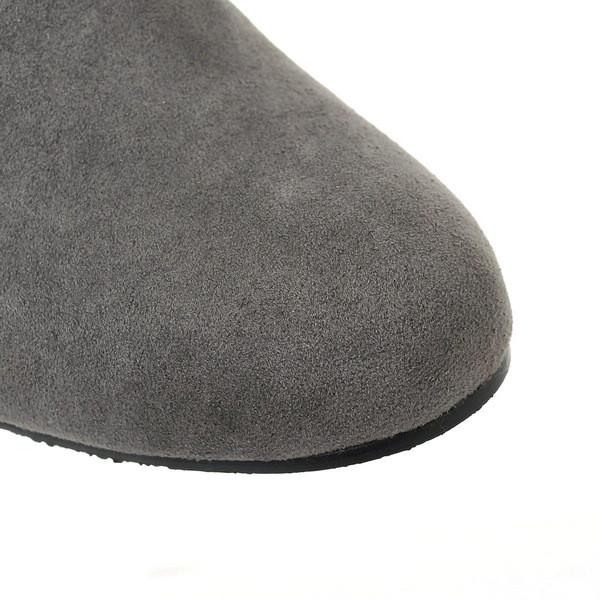 Classical Flat Thick Fur Snow Knee-High Increased Boots