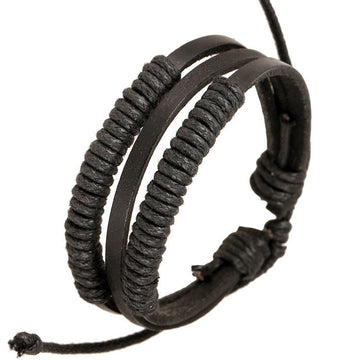 Fashion Multilayer Woven Leather Bracelet
