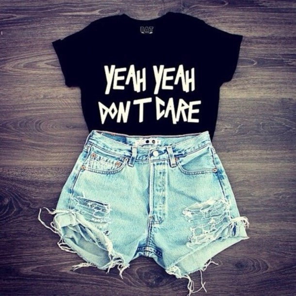Letter Flower Print Scoop Crop Top Short T-shirt