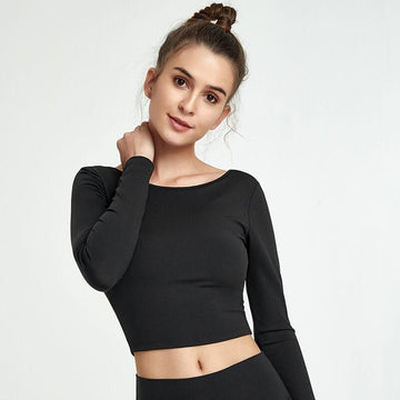 New Short Pure Color Crop Top