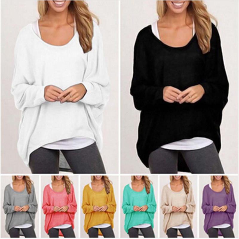 Loose Long Sleeves Irregular Pullover Sweater – May Your Fashion
